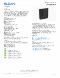 Spec Sheet