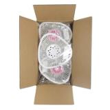 Health Gards® Urinal Screen w/ Non-Para Block, Pink, 12/cs - Cherry 01901 5