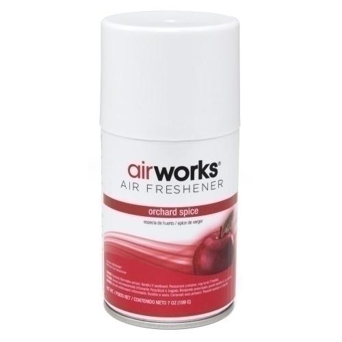 Hospeco™ AirWorks® Metered Aerosol Air Freshener, 12/cs, Orchard Spice 07930