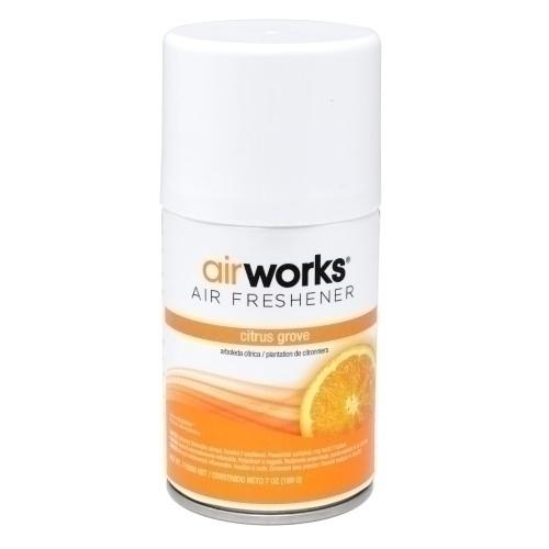 Hospeco® AirWorks® Metered Aerosol Air Freshener, 12/cs, Citrus Grove 07931