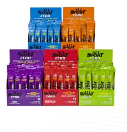 ALL SPORT POWDER STICKS  VARIETY PK  50 BOX  10 BXS CS
