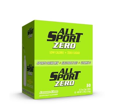 ALL SPORT POWDER STICKS  LEMON LIME  50 BOX  10BXS CS