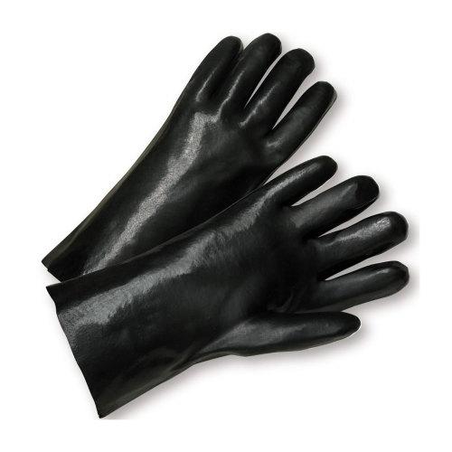 GLOVES PVC COATED BLACK 12 IN