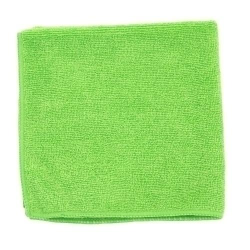 MICROFIBER TOWEL 16X16 GREEN  300 GSM 18 DZ MC