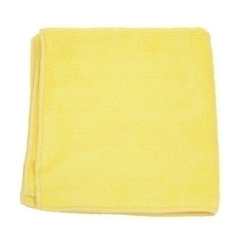 MICROFIBER TOWEL 16X16 YELLOW  300 GSM  18DZ MC