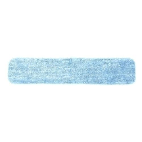 MICROFIBER WET FLAT MOP VELCRO BK  BLU 24   16 DZ CS