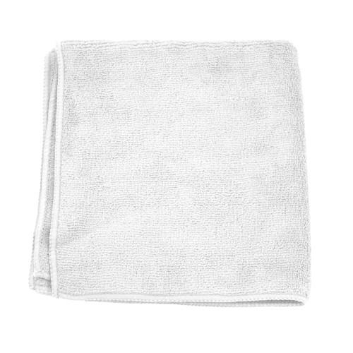 MICRO FIBER TOWEL 12 X 12  WHITE  300 GSM