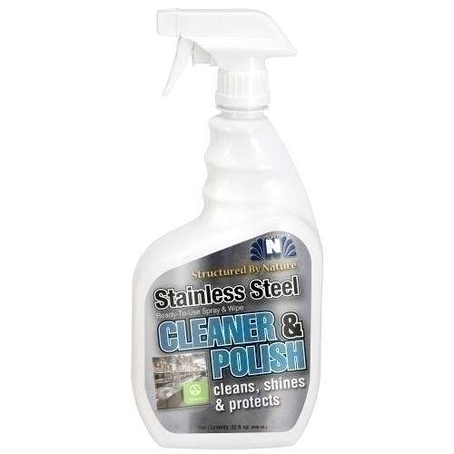 Structured by Nature Stainless Steel Cleaner   Polish  quart