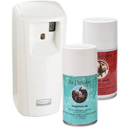 Microburst 9000 LCD Air Freshener Dispenser  White 