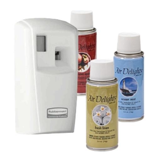 Microburst 3000 LCD Air Freshener Dispenser  White 