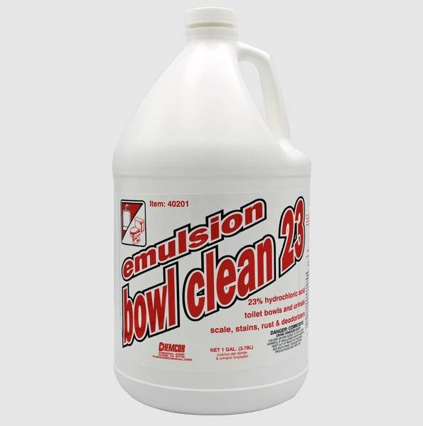 Emulsion Bowl Cleaner 23% HCL - 4x1 GL 40201