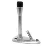 Jacknob® Coat Hook Combination Bumper, Stainless Steel, 1/ea (4263) 42737451