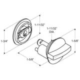 Jacknob® Male Latch 