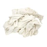 New T-shirt Rags Light Weight Washed Bulk White 50 LB 458 50