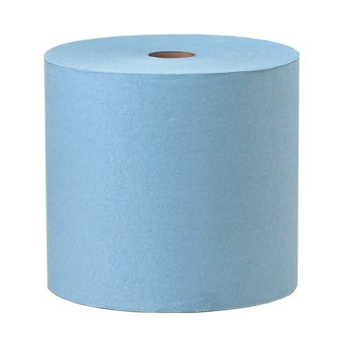 Shopworks® W700 Heavy Duty Wipers 870 Sheet Jumbo Roll Blue 644603