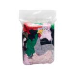 SpaceWorks® Recycled Polo T-Shirt Rags, Bulk, Assorted Colors, 50 lb/cs 71300 50 SW