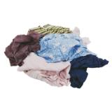 Recycled Polo T-Shirt Rags, Bulk, Assorted Colors, 50 lb/cs 71300 50
