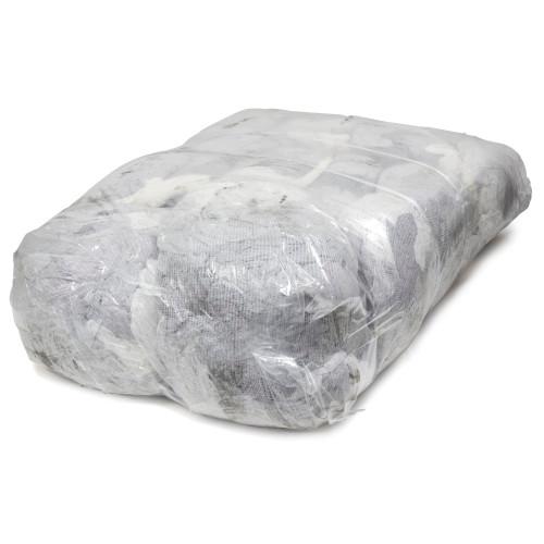 SpaceWorks® Recycled T-Shirt Rags, Knit Pack, 50 lb/cs - Gray 71700 50 KP SW
