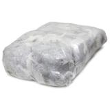 SpaceWorks® Recycled T-Shirt Rags, Knit Pack, 50 lb/cs - Gray 71700 50 KP SW