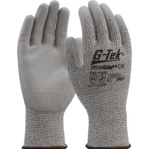 PU Coated  HPPE Shell Glove, Pepper/Grey, X-Large, 13 gauge, Cut A2, 1 pr/bg, 12 pair/Case 720DGU XL