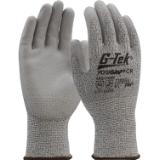 PU Coated  HPPE Shell Glove, Pepper/Grey, X-Large, 13 gauge, Cut A2, 1 pr/bg, 12 pair/Case 720DGU XL