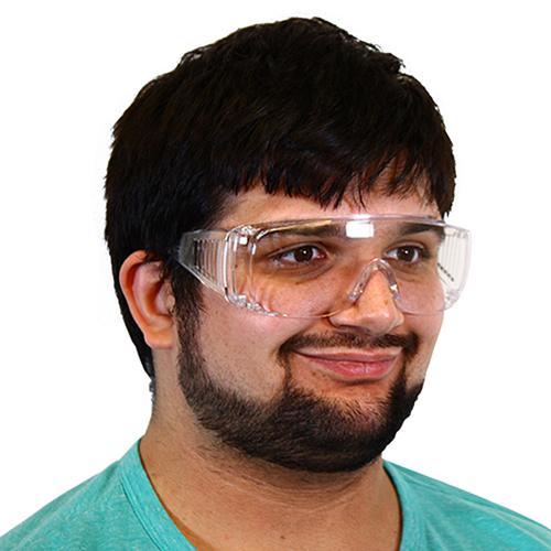 Safety Zone® ProGuard® Classic 803 Series Over Spectacle Safety Glasses w/ Clear Lens & Frame, 12/bx 7340