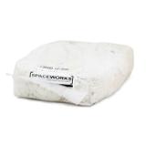 SpaceWorks® Recycled Flannel Blanket Rags, Bulk, White, 50 lb/cs 73600 50 SW