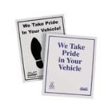Slip-N-Grip® Plastic Floor Mats, Polyethylene, White, 21