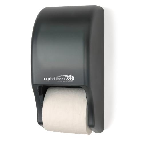 CCP STD 2 ROLL TISSUE DISPENSER DK TRANSLUCENT