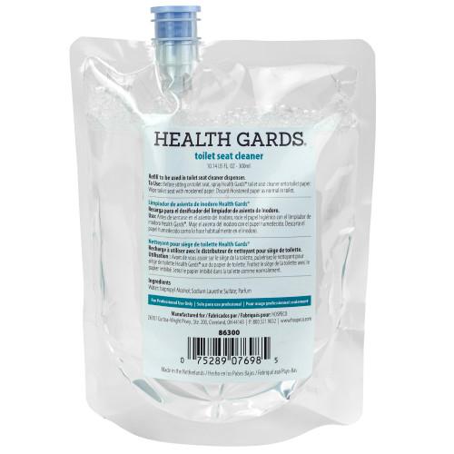Health Gards® Toilet Seat Cleaner, Pleasant Scent, Clear, 300 ml, 6/bx, 6bx/cs 86300
