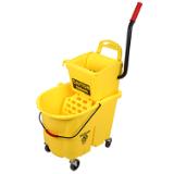 Impact® Sidepress Wringer & Bucket Combo, Yellow, 1/cs 8Y 2637 3Y C1L0