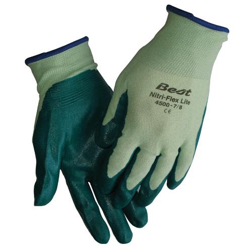 GLOVES NITRI-FLEX NYLON LR-LG
