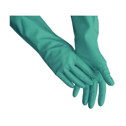 ProWorks® Solvent Resistant Flock Lined Nitrile Gloves 990800 SM
