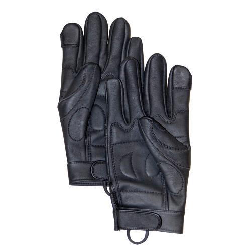 Safety Zone® Mechanic's TAA Compliant Goat Skin Gloves  w/ Padded Palm, 1/pr, Black - Medium 99512T MED