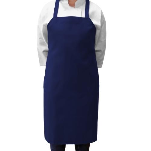 33x30 Navy Blue Spun Poly Bib Aprons