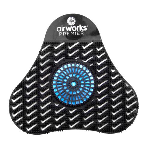 Hospeco® AirWorks® Premier Urinal Screen w/ SmartBlock®, 12/cs, Midnight Sky AWSP235