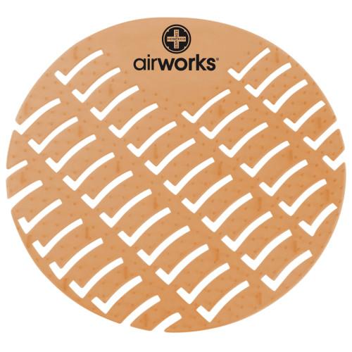 Hospeco® AirWorks® Urinal Screen, 10/bx, Cinnamon AWUS006 BX