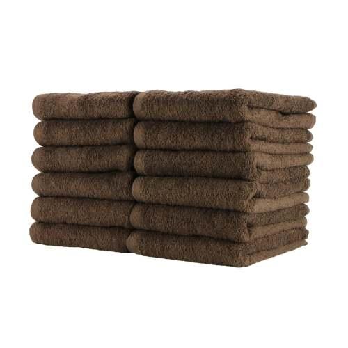 16x27 2.5LB Bleach Safe Brown Salon Towels