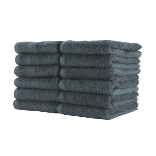 16x27 2.5LB Bleach Safe Charcoal Salon Towels