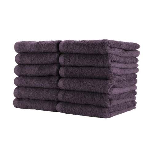 16x27 2.5LB Bleach Safe Eggplant Salon Towels