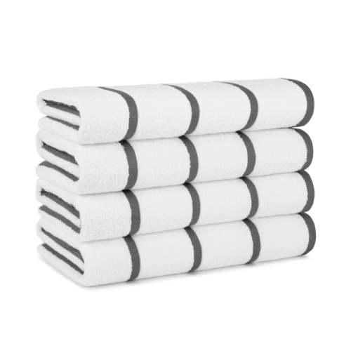 30x60 15LB Dark Grey Towels   4 pack  6 packs cs