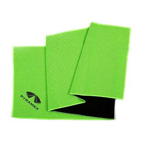 MOISTURE-WICKING TOWEL  HI-VIS LIME