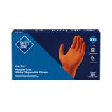 Safety Zone® Catch® Nitrile Powder-Free Pyramid Grip Gloves, 10x100, Orange, 9 mil - XXL CAT459 3