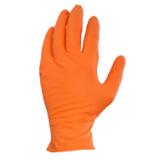 Safety Zone® Catch® Nitrile Powder-Free Pyramid Grip Gloves, 10x100, Orange, 9 mil - XXL CAT459 5