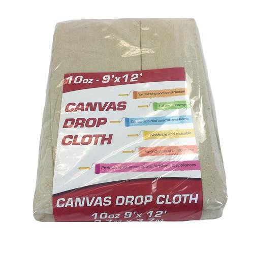 Hospeco® Canvas Drop Cloth, 10 oz, 9'x12', 1/ea DROP 9X12 10