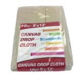Hospeco® Canvas Drop Cloth, 10 oz, 9'x12', 1/ea DROP 9X12 10