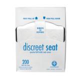 Hospeco® Discreet Seat® Toilet Seat Covers, 200/pk - 20 pks/cs, Quarter Fold DS QTR 5M