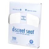 Hospeco® Discreet Seat® Toilet Seat Covers, 200/pk - 20 pks/cs, Quarter Fold DS QTR 5M 5