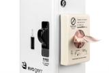 Hospeco™ Evogen® Single Channel Pad Dispenser, White Steel, 1/ea EV7 4