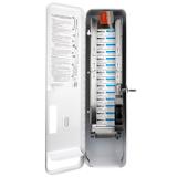 Hospeco™ Evogen® Single Channel Pad Dispenser, White Steel, 1/ea EV7 6